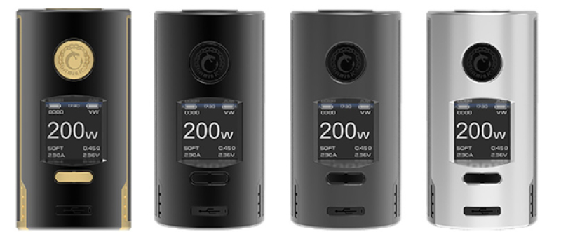 Preview: Vapefly Kriemhild 200W Box Mod 21700 Akkuträger